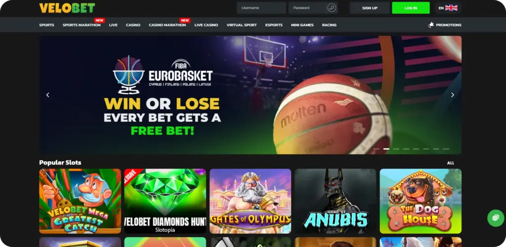 Velobet casino
