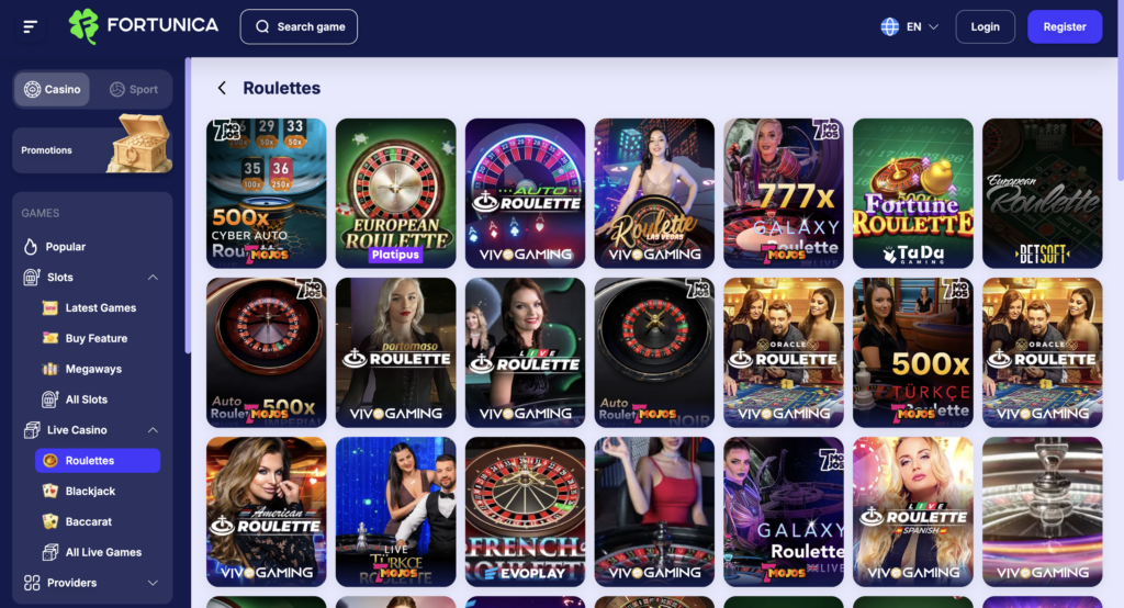 forunica live games