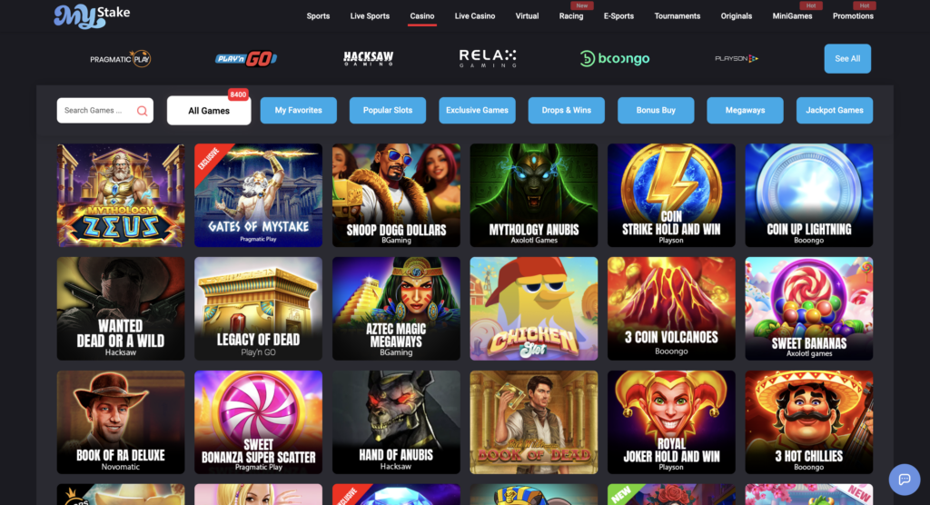 MyStake slots