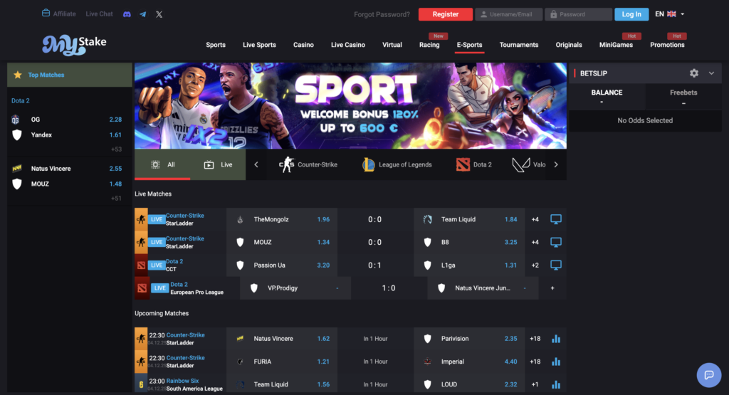 Esports Betting mystake