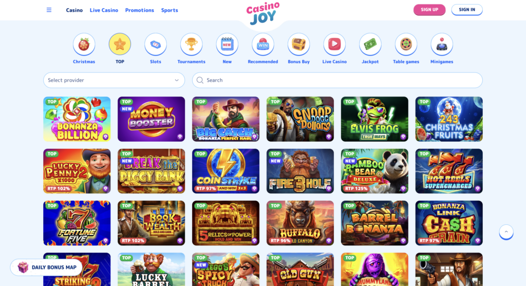 CasinoJoy games